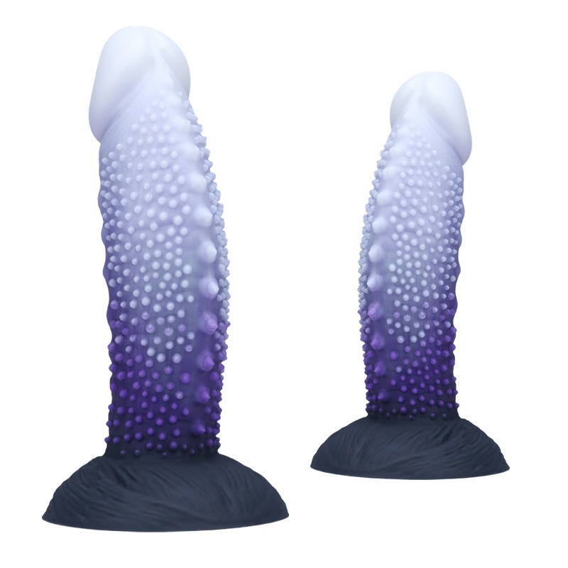 Burr Gradient Color Realistic Dildo