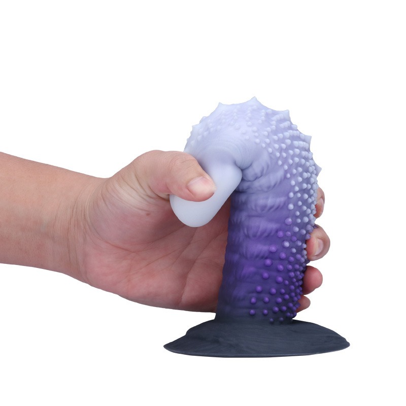 Burr Gradient Color Realistic Dildo