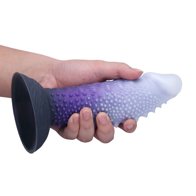 Burr Gradient Color Realistic Dildo