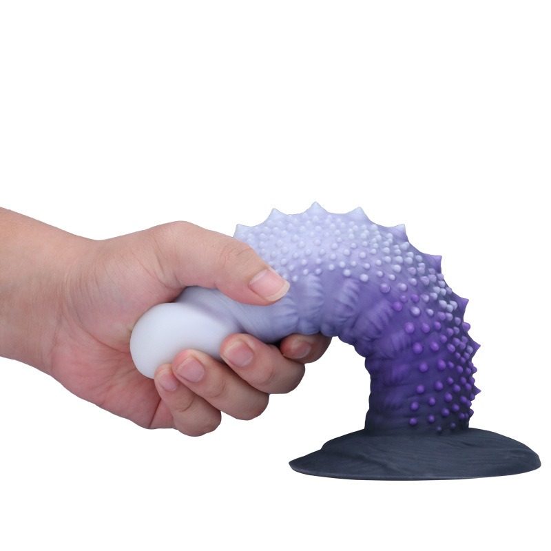 Burr Gradient Color Realistic Dildo
