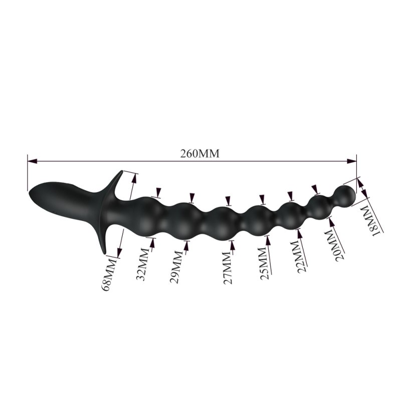 10" Vibrating Anal Beads