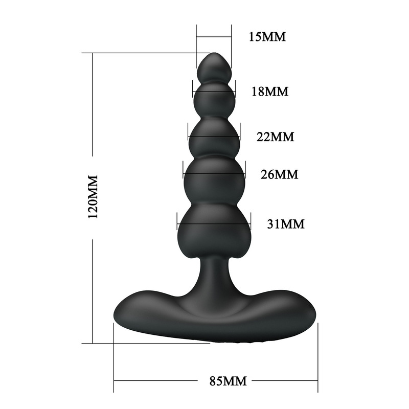 Prettylove Anal Beads Vibrator - Corban