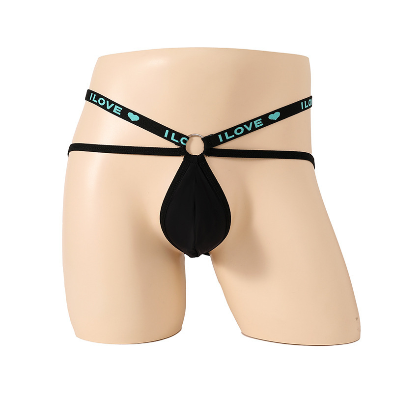 Men Elastic Band With Ring Panty Underwear