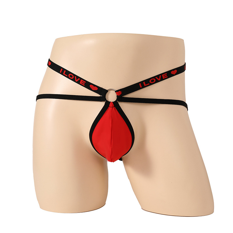 Men Elastic Band With Ring Panty Underwear