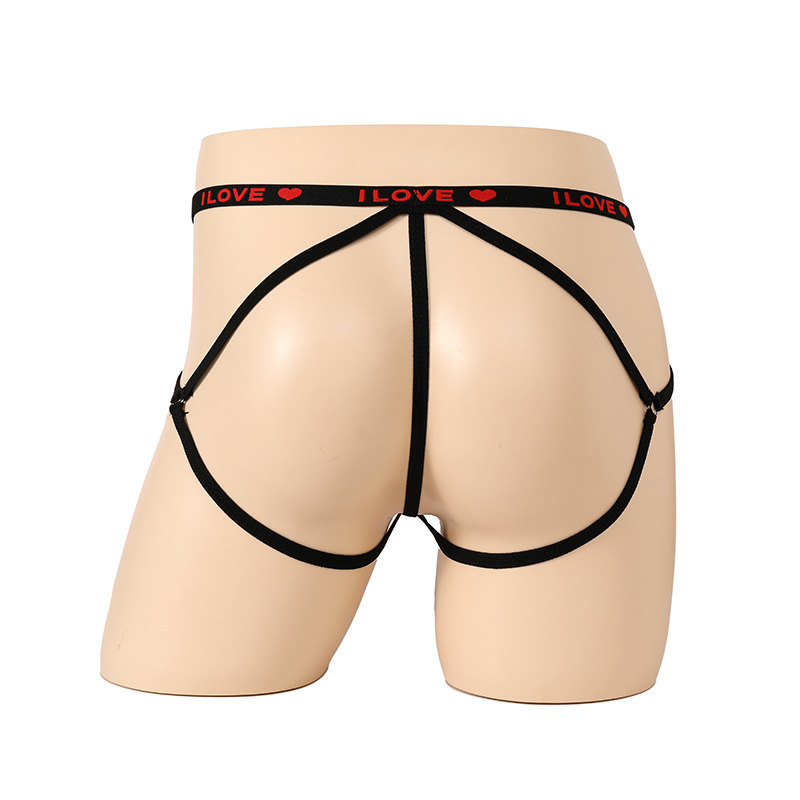 Men Elastic Band With Ring Panty Underwear