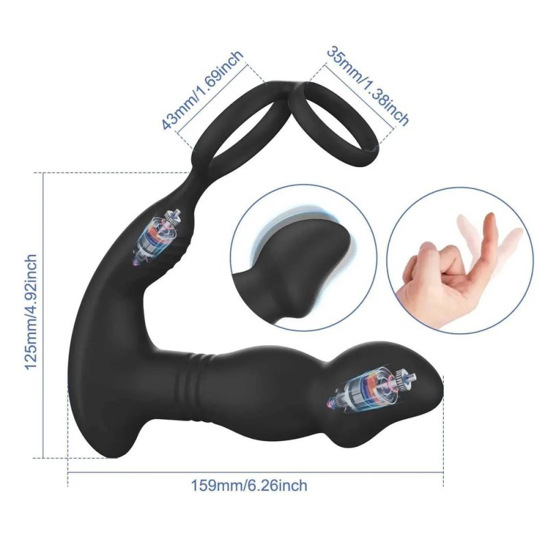 APP with remote control prostate massager