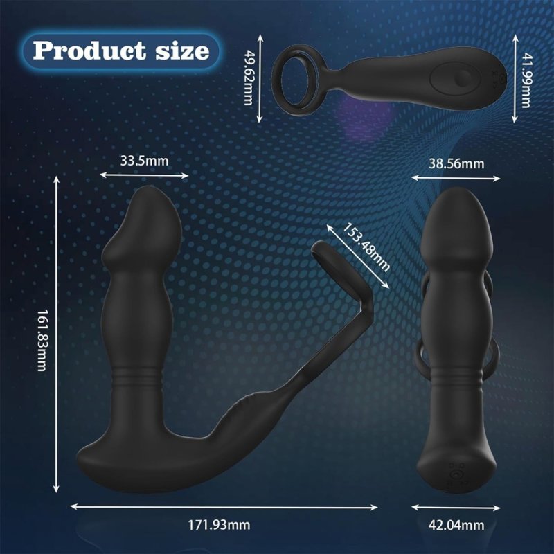 APP with remote control prostate massager