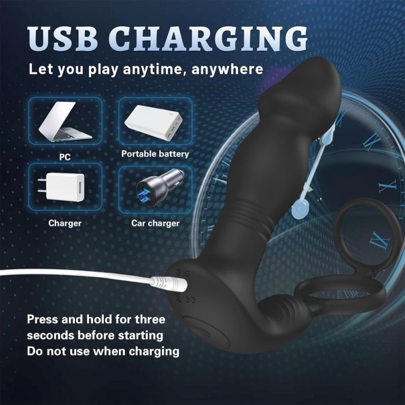 APP with remote control prostate massager