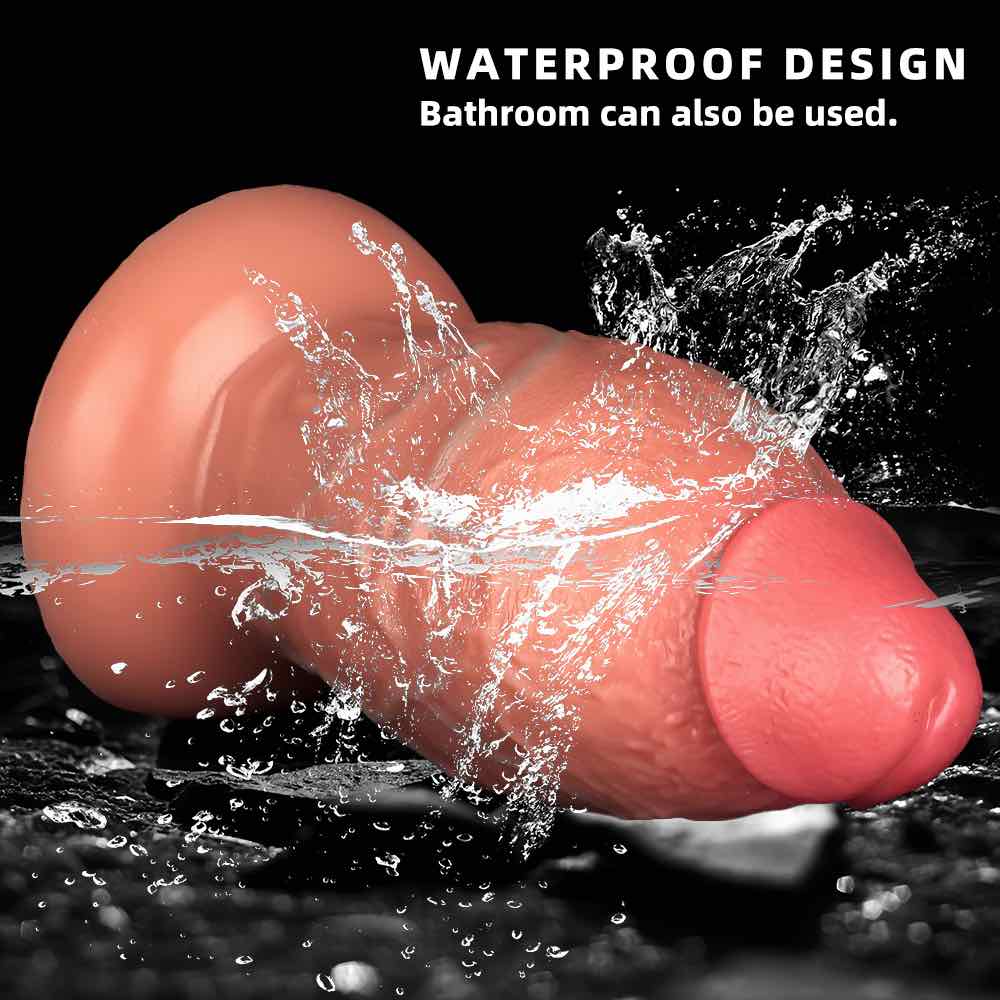 large silicone realistic dildo  anal plug 8.85 *3.93 inch