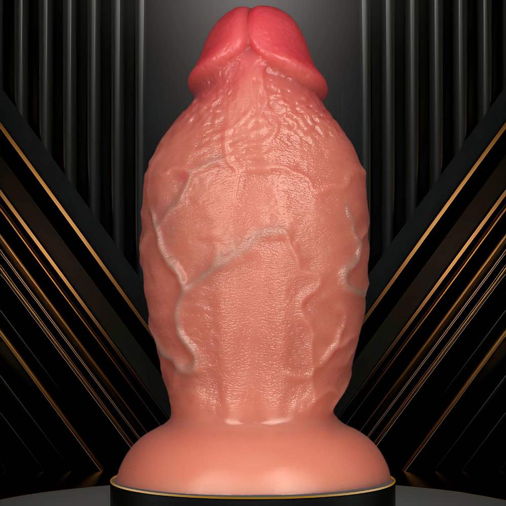 large silicone realistic dildo  anal plug 8.85 *3.93 inch
