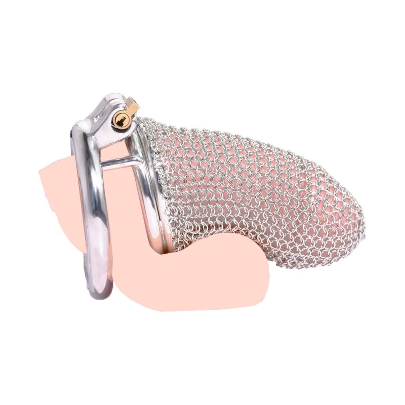 Metal Chastity Cage Mesh Male Locks Devices Cage Length:  4.3 "