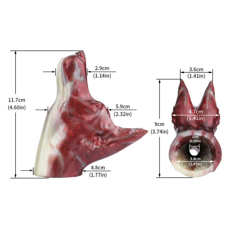 Fantasy Mouth Opener Gag - Wolfdog