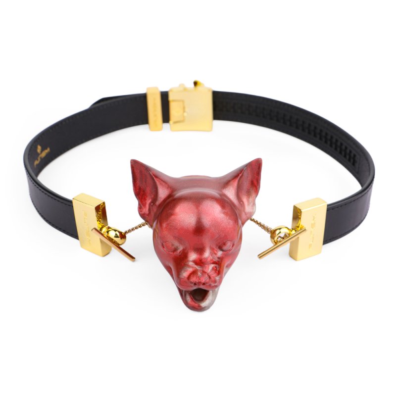 Fantasy Mouth Opener Gag - Dog Head