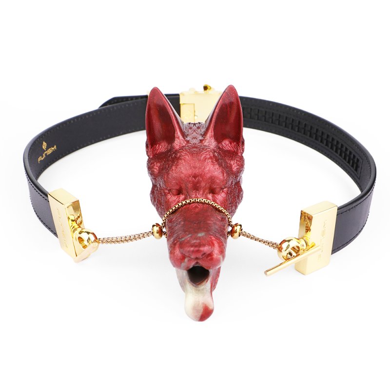 Fantasy Mouth Opener Gag - Wolf Head