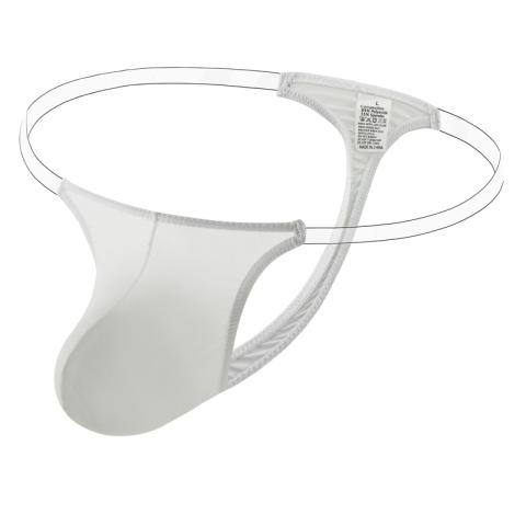 Men 's sexy ice silk T-back Panty