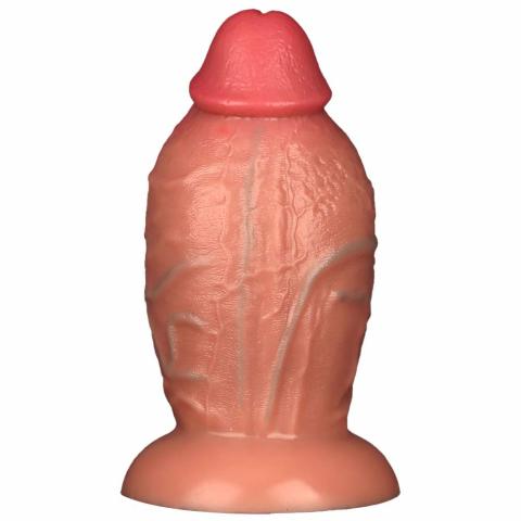 large silicone realistic dildo  anal plug 8.85 *3.93 inch